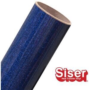 Siser HTV Glitter Royal Blue 19.5W x 3Yards READ